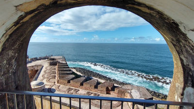 A view of the Caribbean Sea from the Castillo San Felipe del Morro.