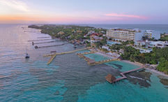 An aerial view of the new Impressions Isla Mujeres by Secrets. Big investments have been made into Mexico luxury resorts in recent years.