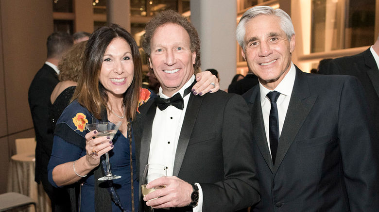 Nancy Satler, Dave Hilfman and David Satler of United. Hilfman was the recipient of the Lifetime Achievement Award.